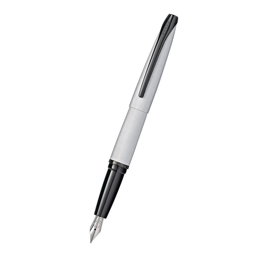 Cross ATX® Brushed Chrome Fine Nib Fountain Pen 886-43FS
