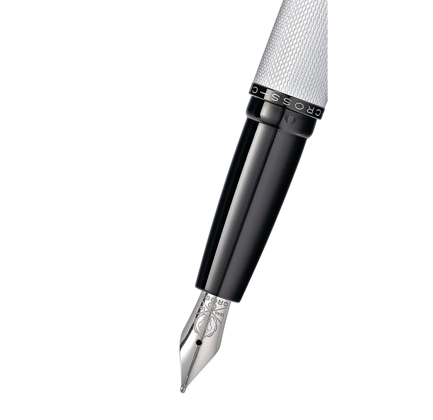 Cross ATX® Brushed Chrome Fine Nib Fountain Pen 886-43FS