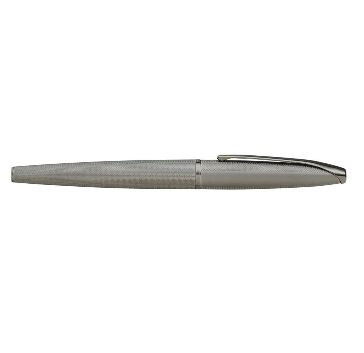 Cross ATX® Sandblasted Titanium Gray Stainless Steel Fine Nib Fountain Pen 886-46FJ