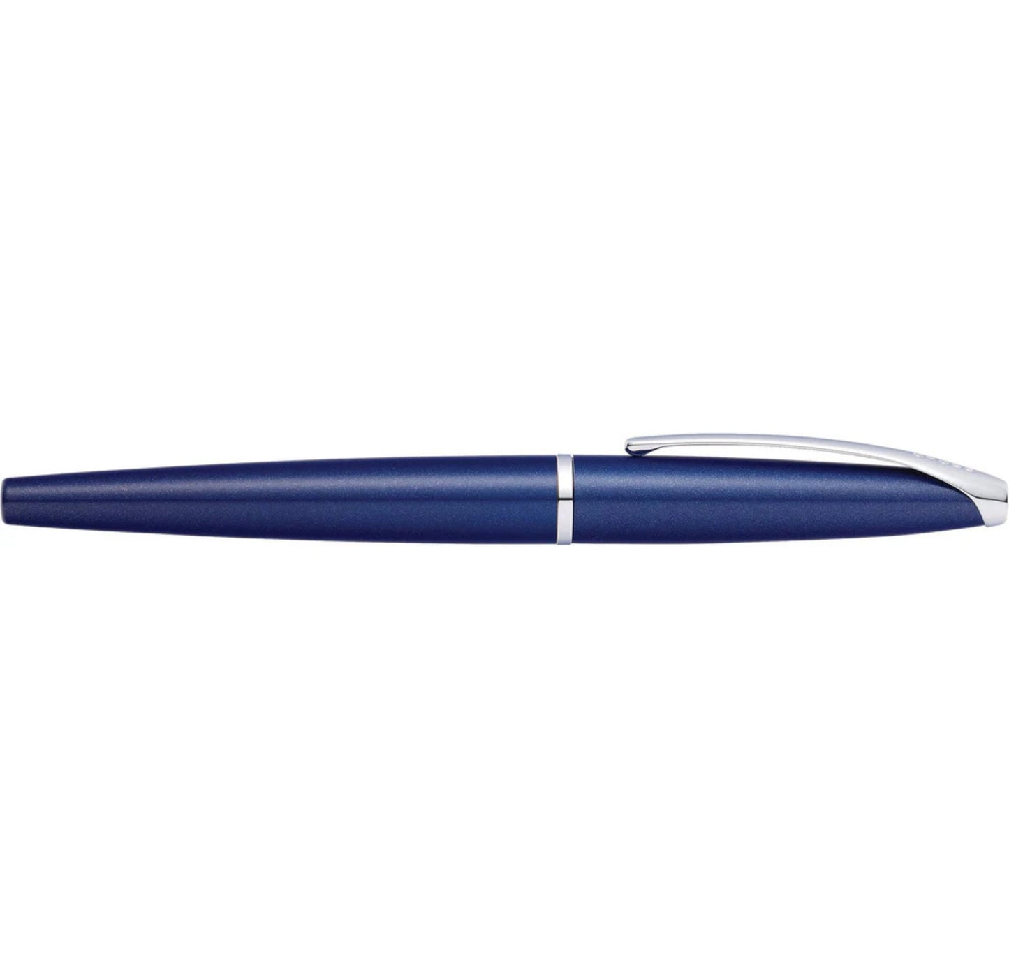 Cross ATX® Translucent Blue Lacquer Stainless Steel Fine Nib Fountain Pen 886-37FS
