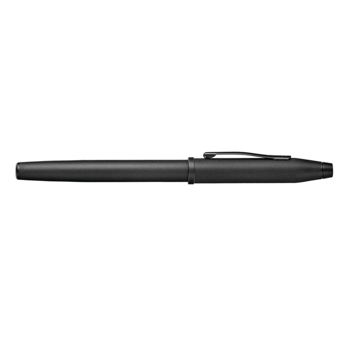 Cross Century II Black PVD MicroKnurl Fine Nib Fountain Pen AT0086-132FJ