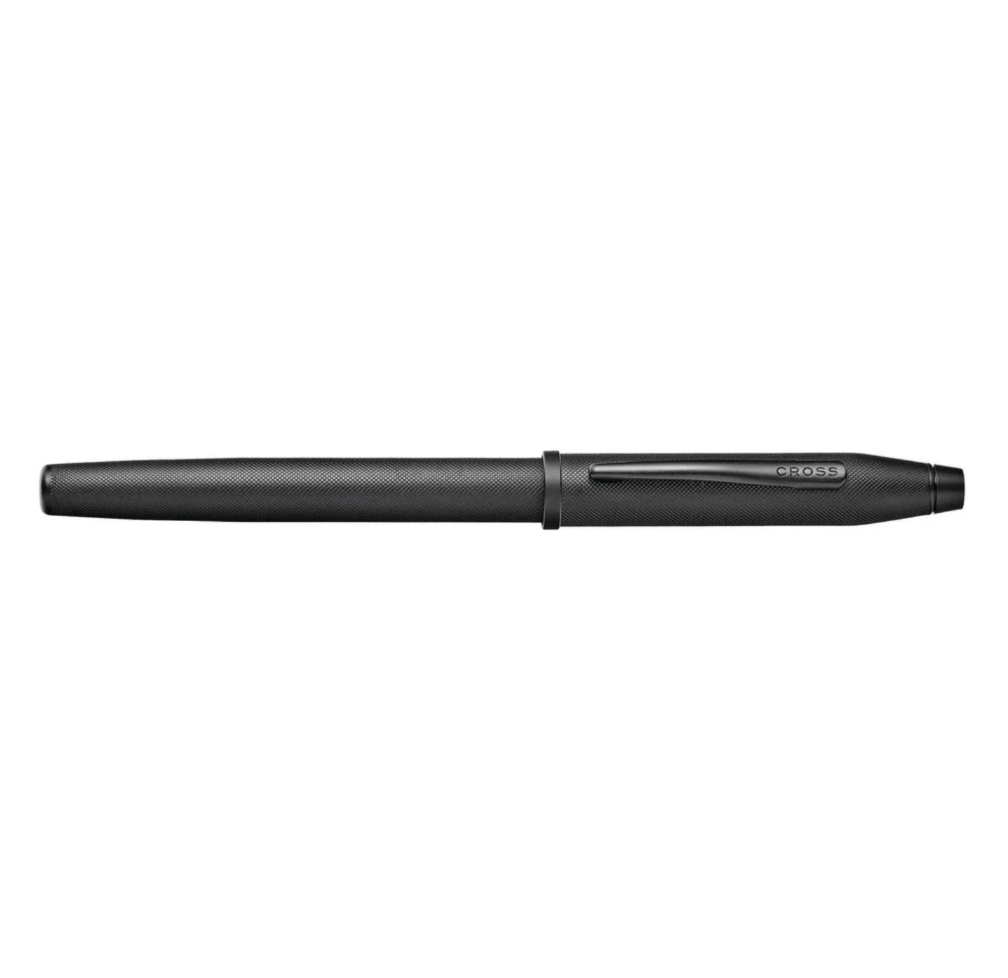 Cross Century II Black PVD MicroKnurl Fine Nib Fountain Pen AT0086-132FJ