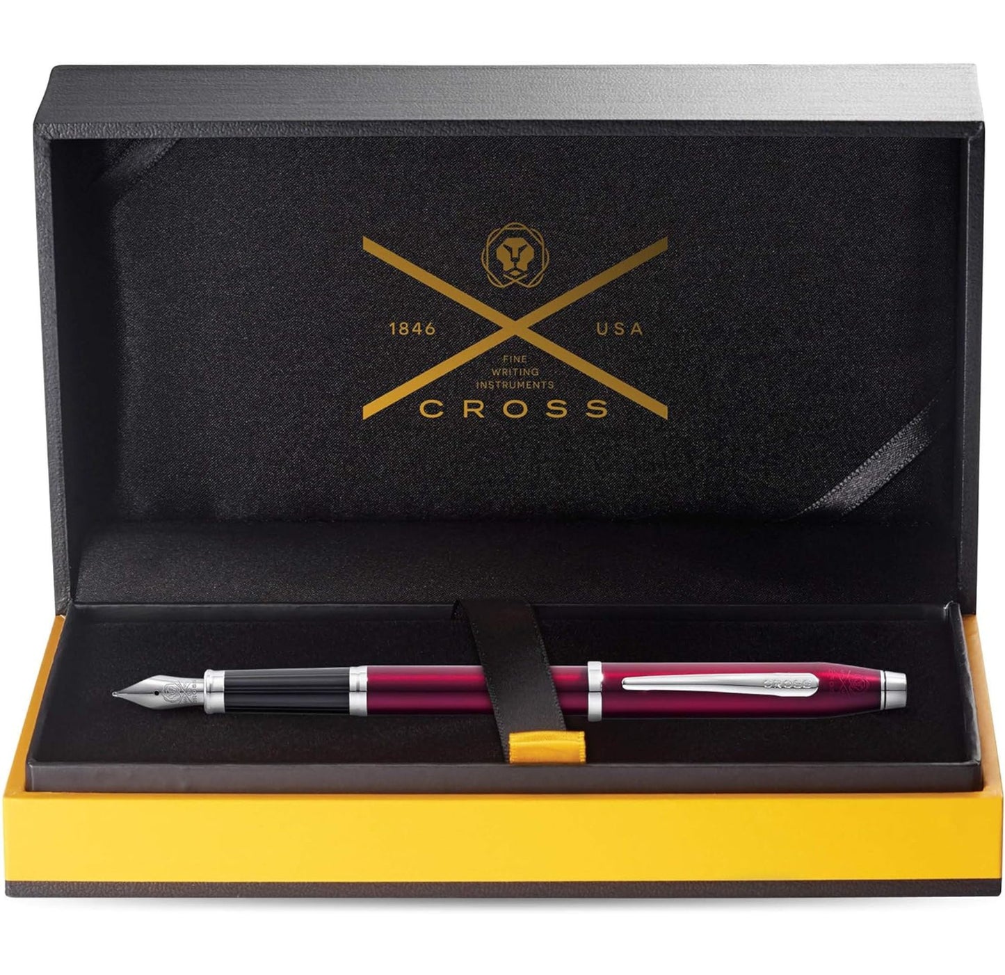 Cross Century® II Translucent Plum Lacquer Fine Nib Fountain Pen AT0086-114FS