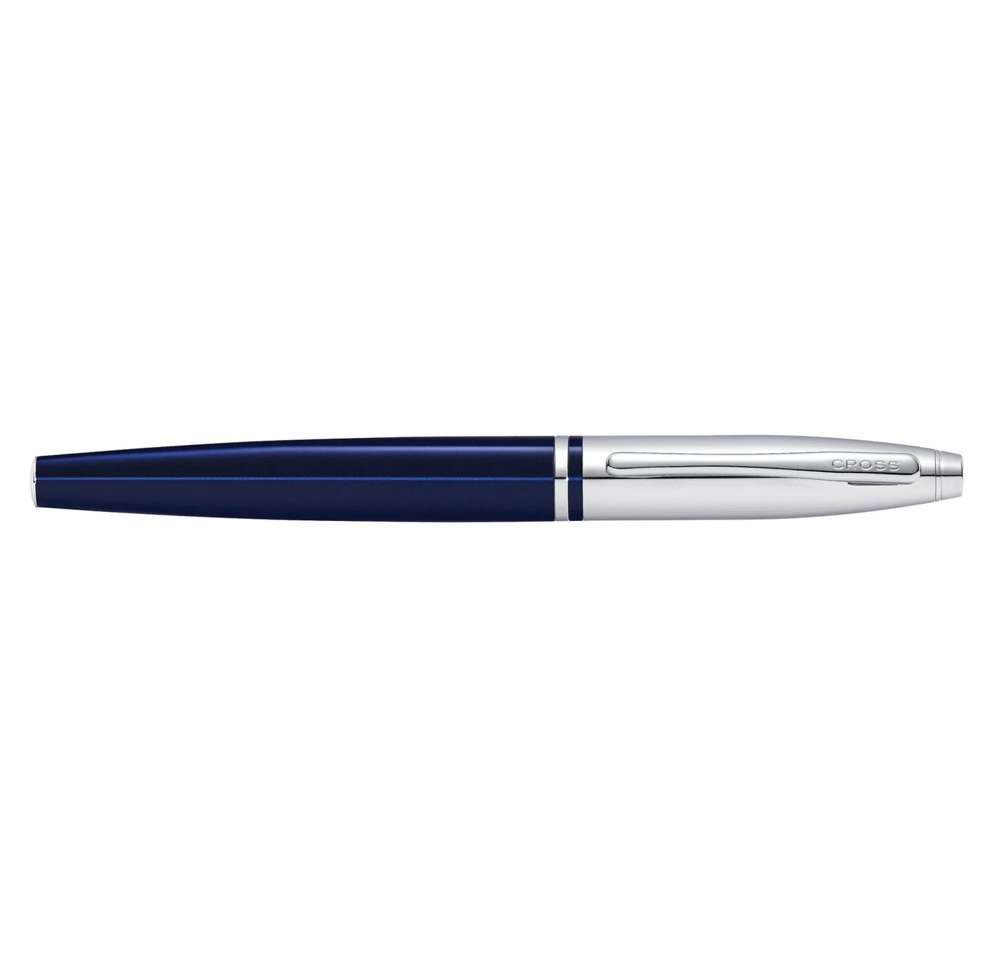 Cross Calais Chrome & Blue Lacquer Rollerball Pen AT0115-3