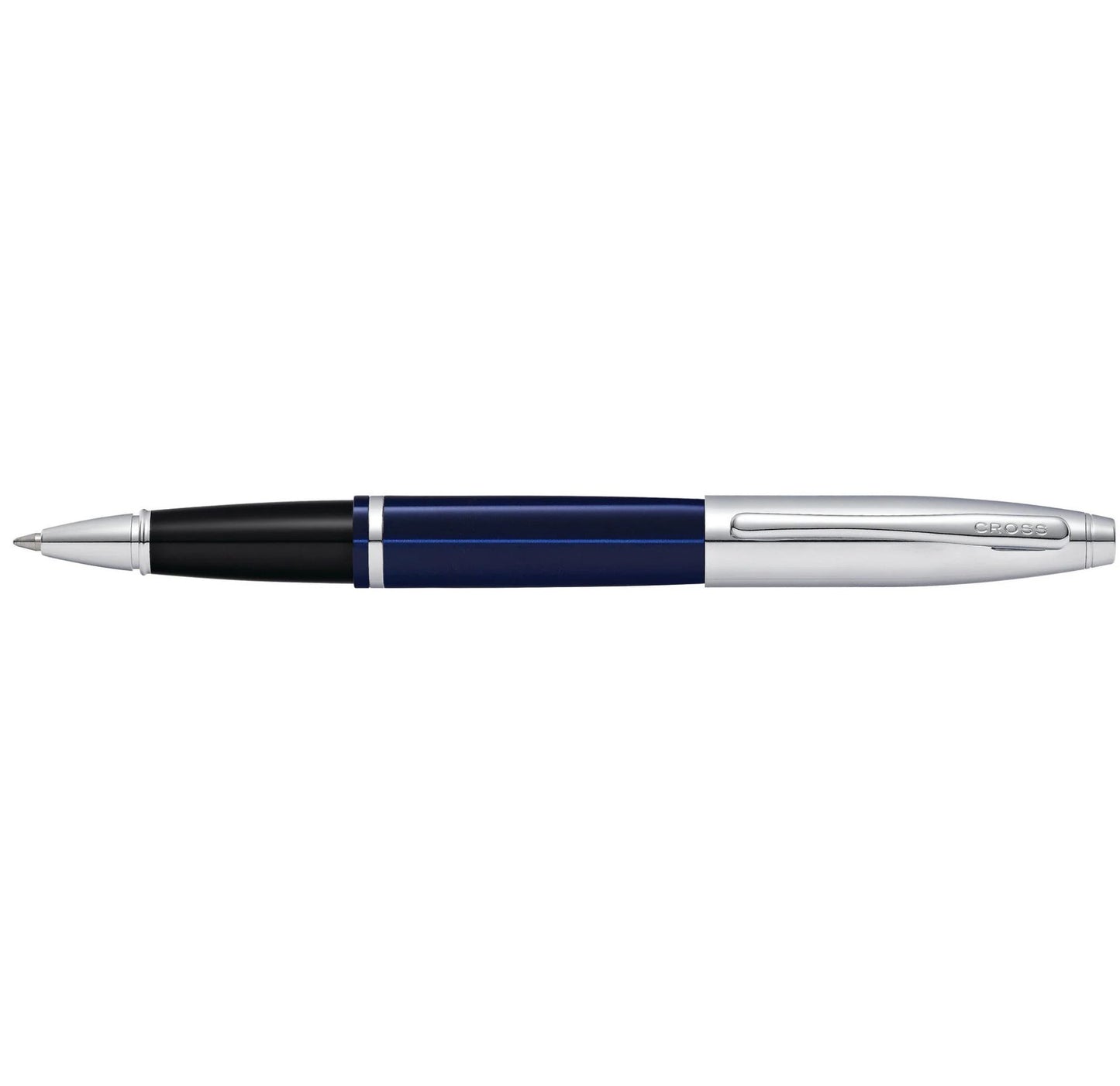 Cross Calais Chrome & Blue Lacquer Rollerball Pen AT0115-3
