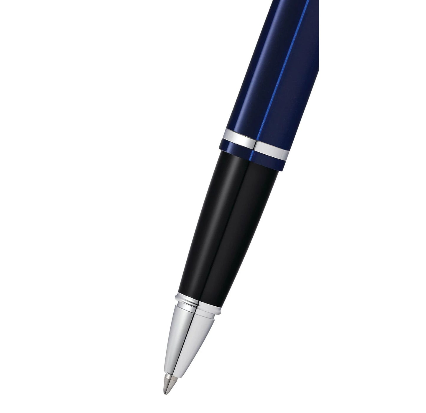 Cross Calais Chrome & Blue Lacquer Rollerball Pen AT0115-3