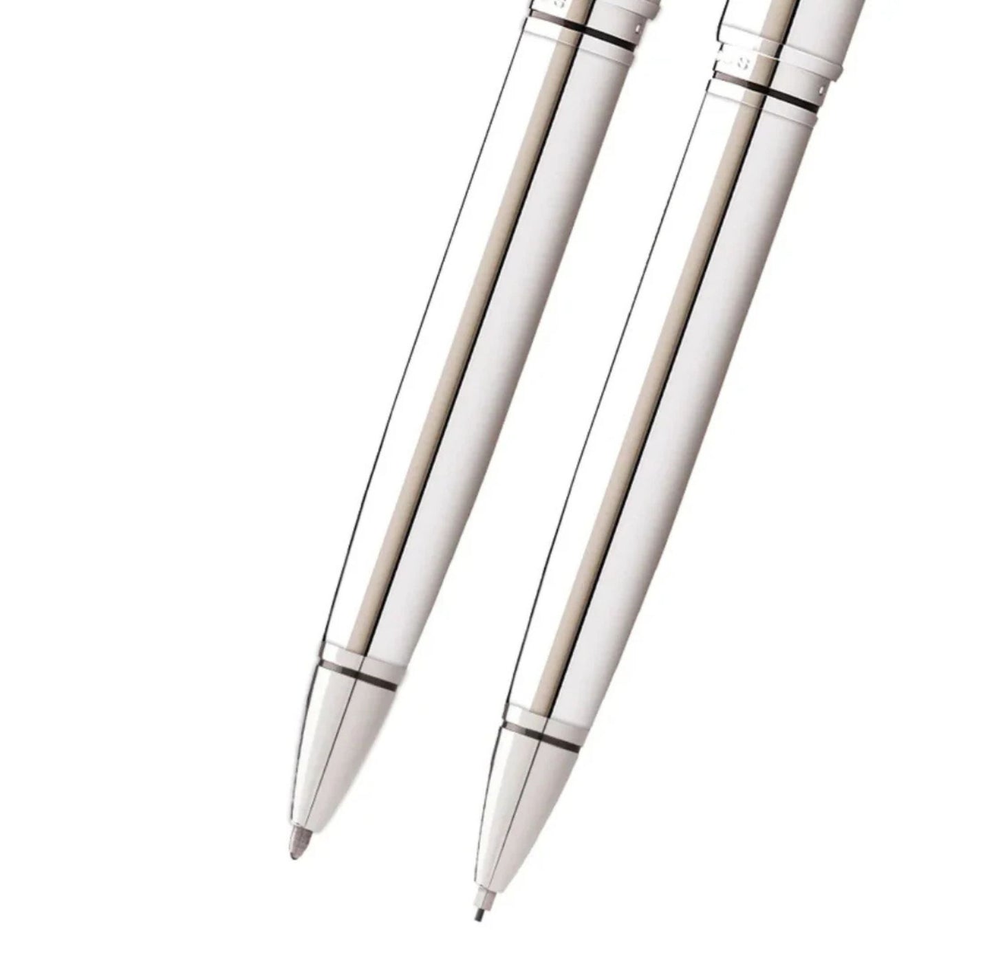 Cross Coventry Polished Chrome Pen and Pencil Gift Set AT0661-7