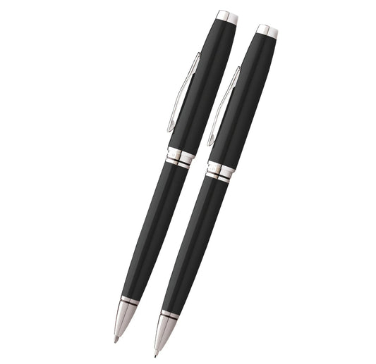 Cross Coventry Black Lacquer Pen and Pencil Gift Set AT0661-6