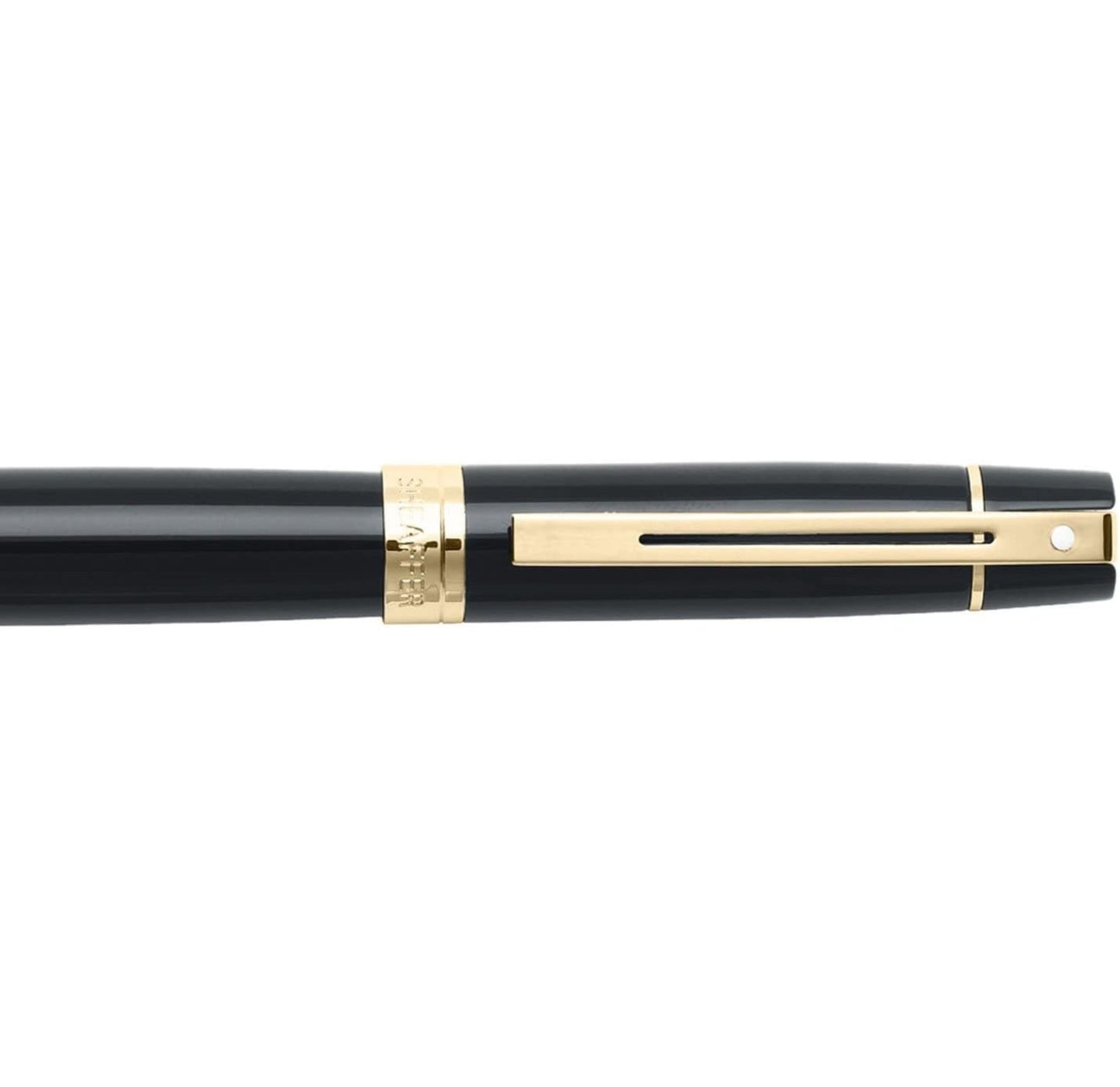 Sheaffer 300 Glossy Black with Gold Tone Trim Rollerball Pen E1932551