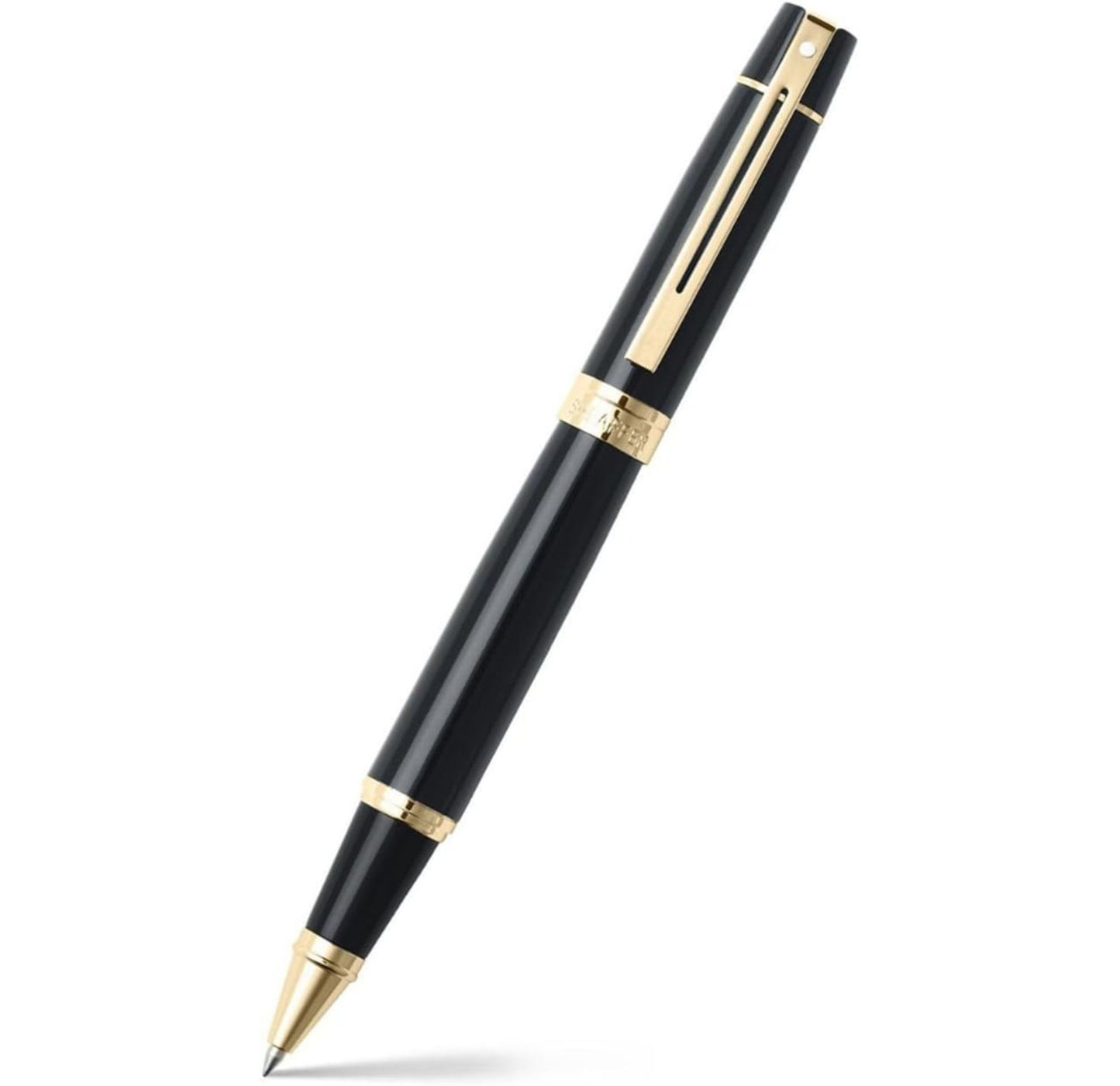 Sheaffer 300 Glossy Black with Gold Tone Trim Rollerball Pen E1932551