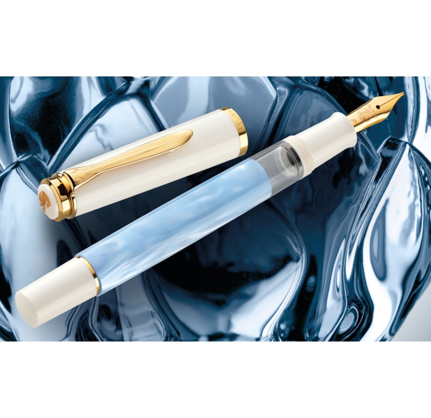 Pelikan M200 Fountain Pen Classic Pastel Blue EF 822992