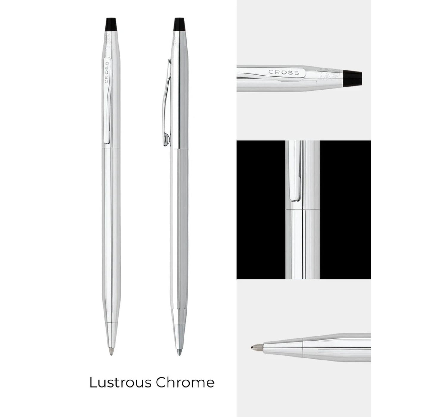 Cross Classic Century Lustrous Chrome Ballpoint Pen 3502