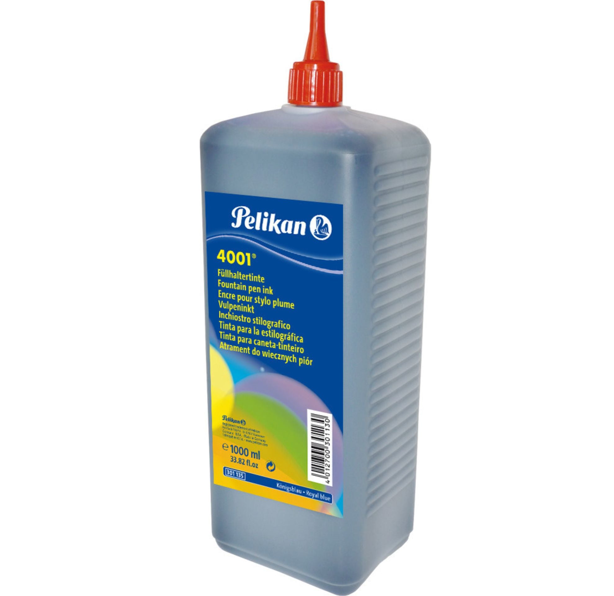 Pelikan ink 4001® Royal Blue plastic ink bottle 1000 ml 301135