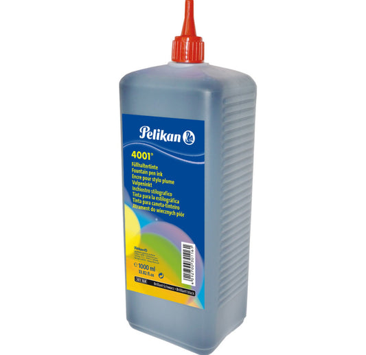 Pelikan ink 4001® Brillant Black plastic ink bottle 1000 ml 301168