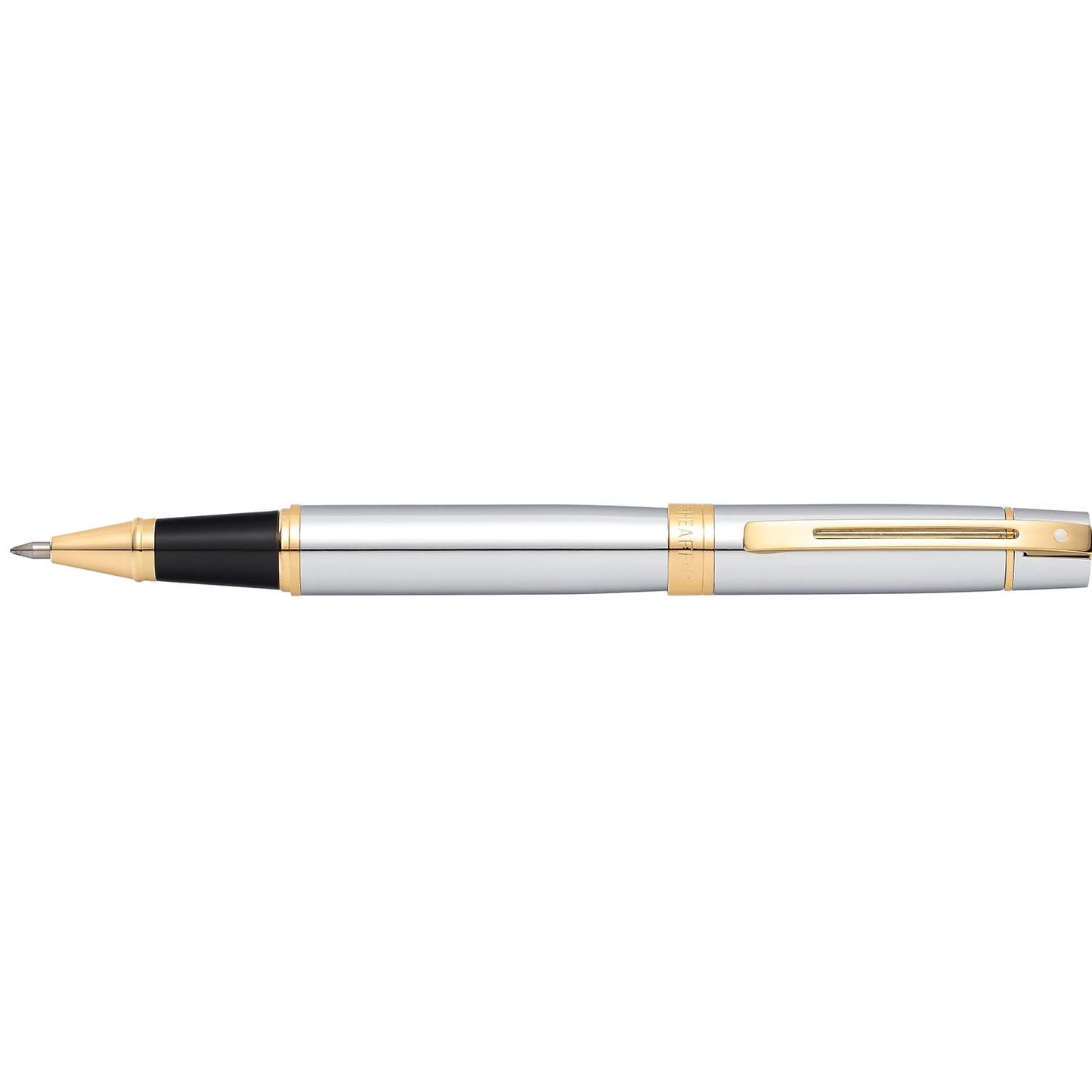 Sheaffer 300 Chrome Gold Trim Rollerball Pen E1934251