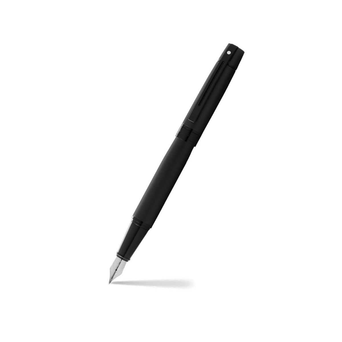 Sheaffer 300 E9343 Matte Black Lacquer with Polished Black Trims Fine F E0934343