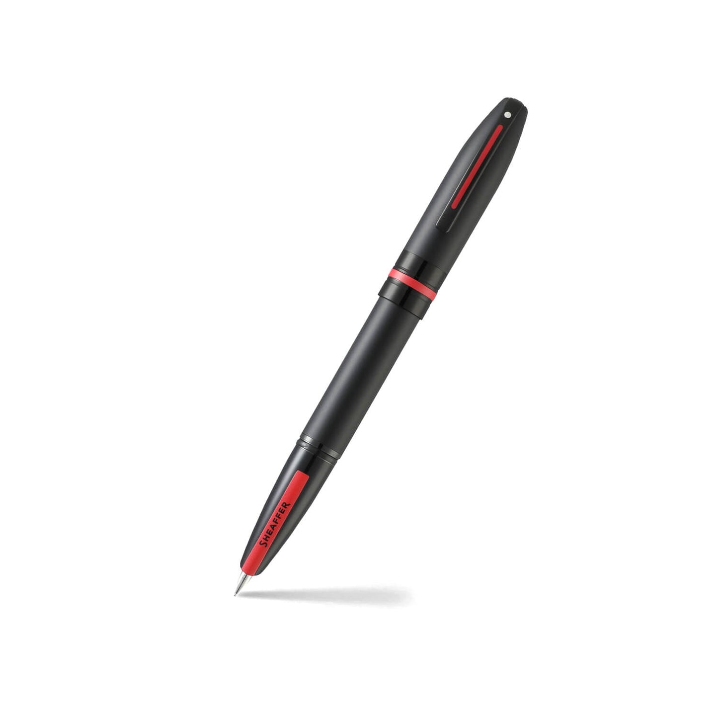Sheaffer Icon E9108 Matte Black Lacquer with Red PVD Trims Medium Fount E0910853
