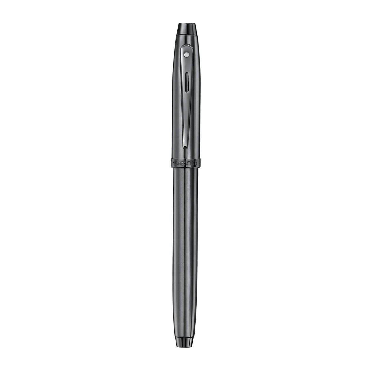 Sheaffer 100 9375 Ionic Gunmetal Grey Rollerball Pen with Shiny PVD Trims E1937551