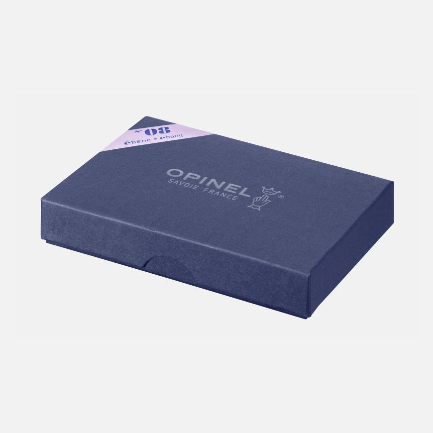 Opinel No.08 Ebony Polished Stainless Steel Folding Knife 001352