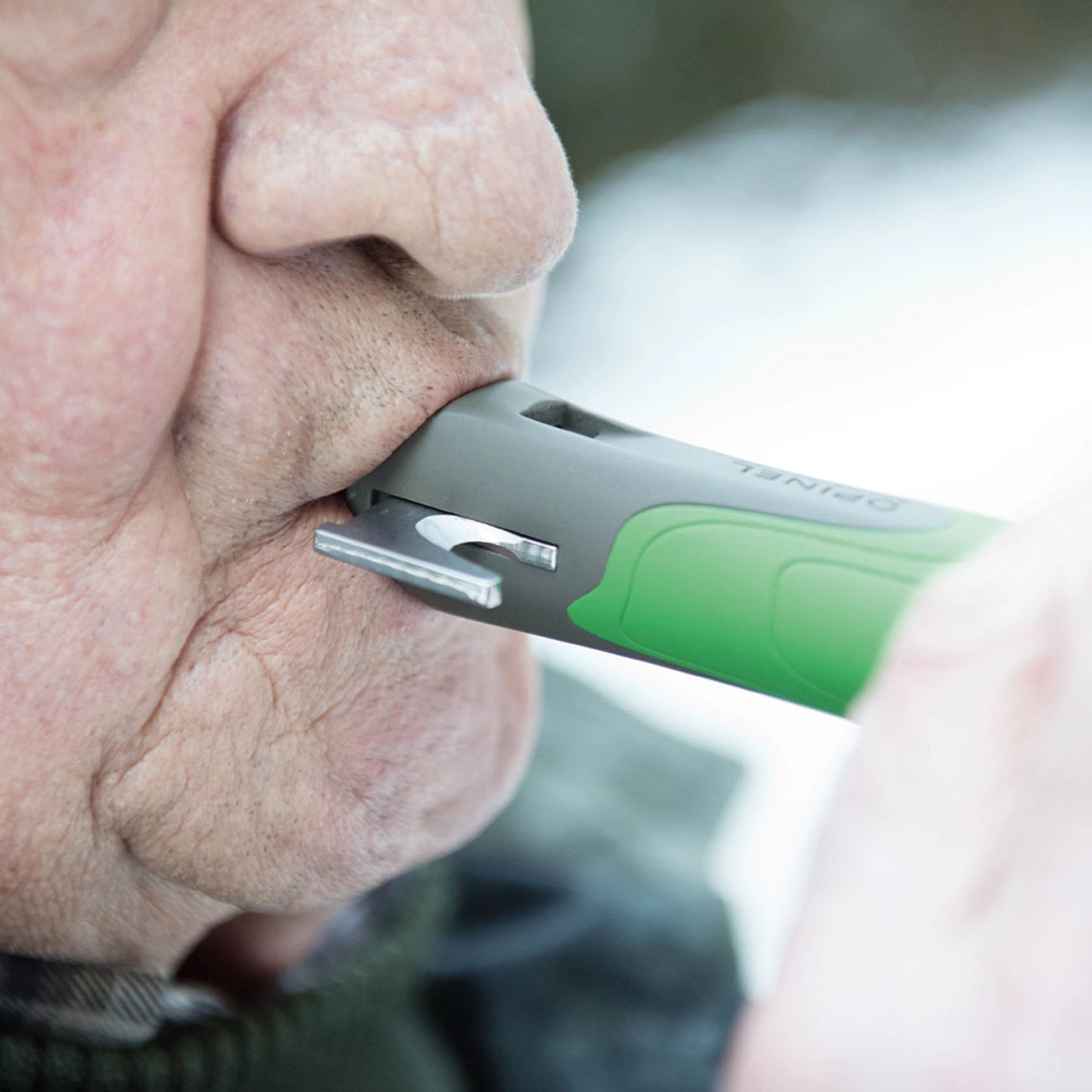 Opinel No.12 Outdoor Explore Green Folding Knife With Tick Remover 002489