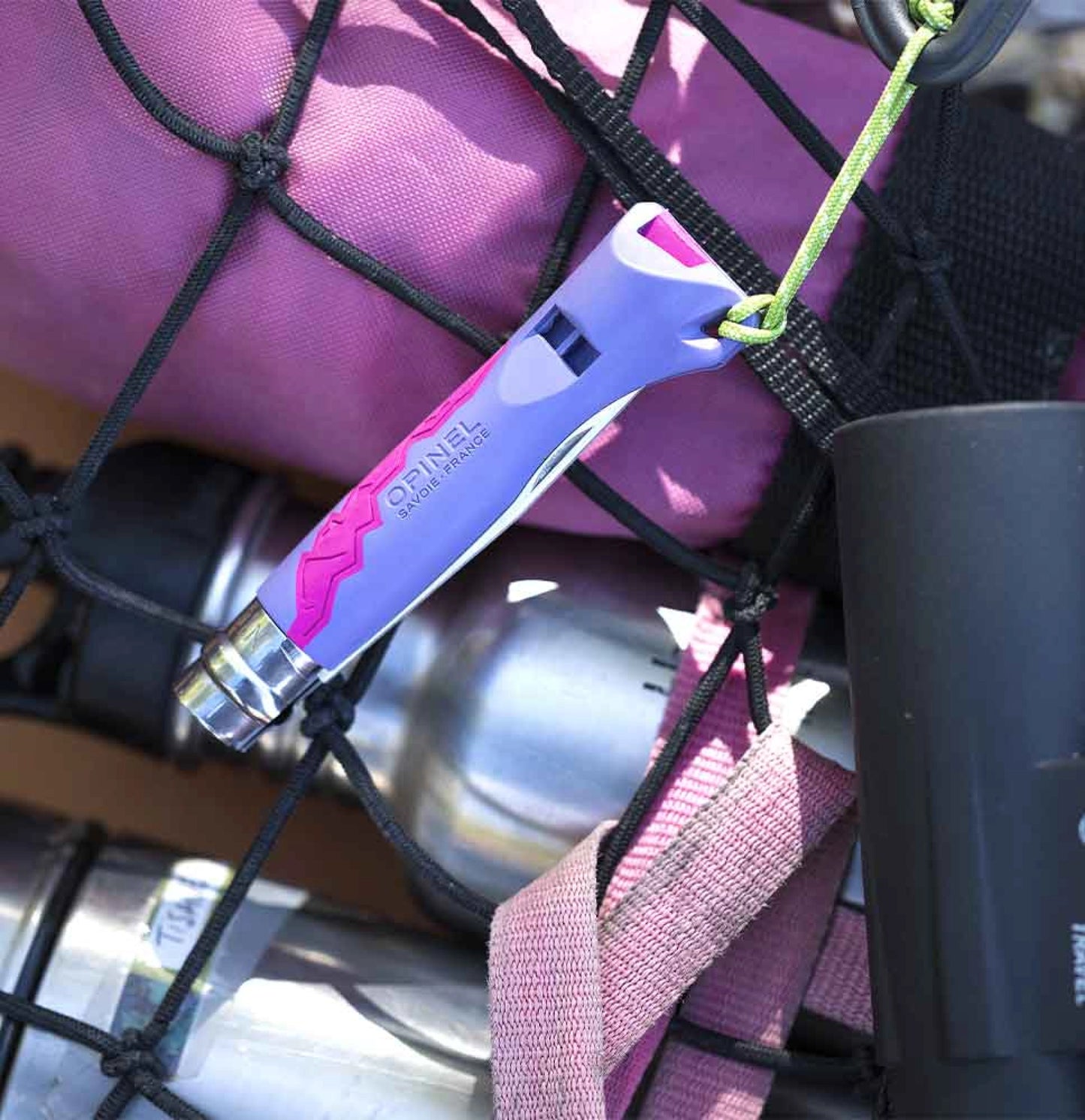 Opinel No.07 Outdoor Junior Purple Folding Knife 002152