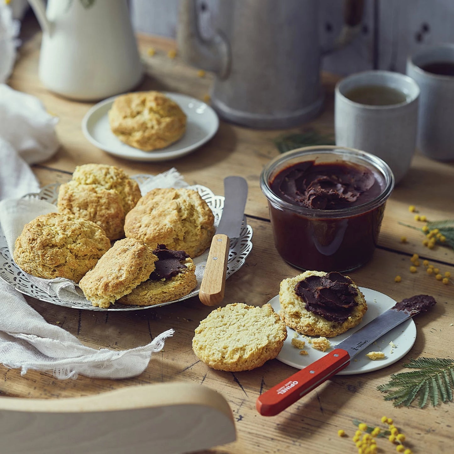 Opinel Brunch & Breakfast Spreading Knife Tangerine 002176