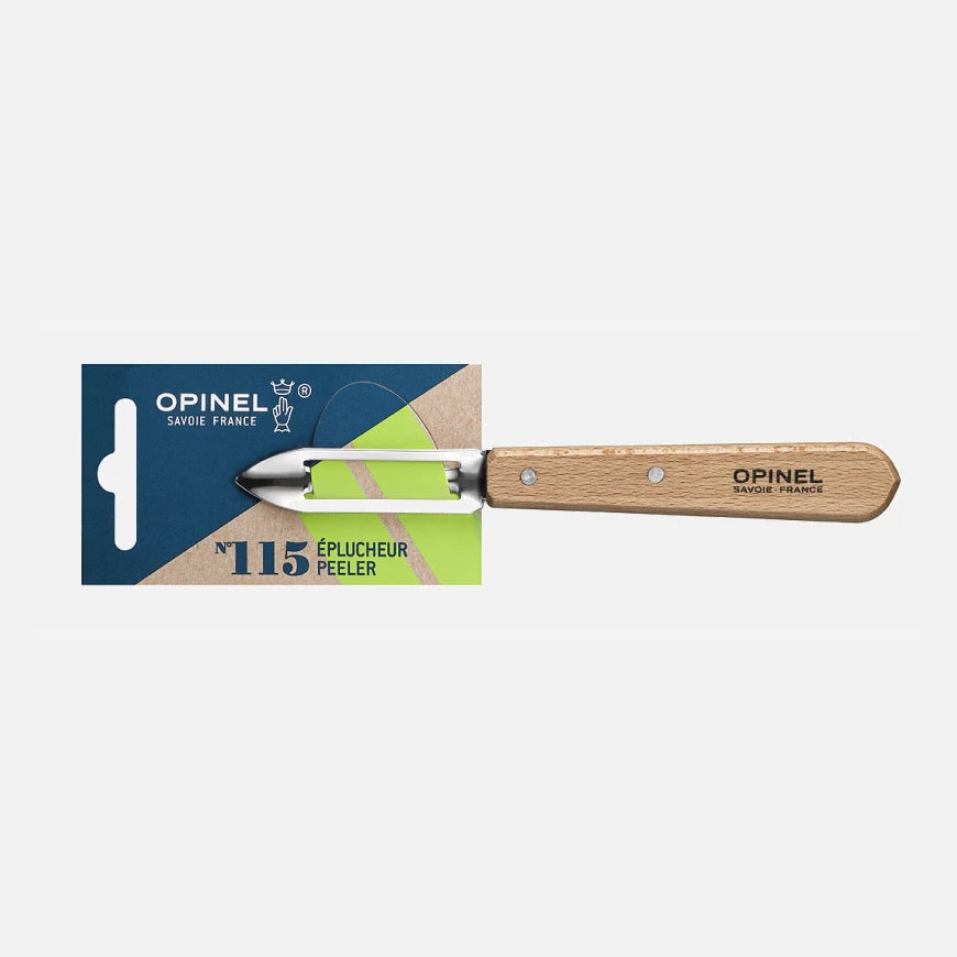 Opinel N°115 Natural Stainless Steel Peeler 001928