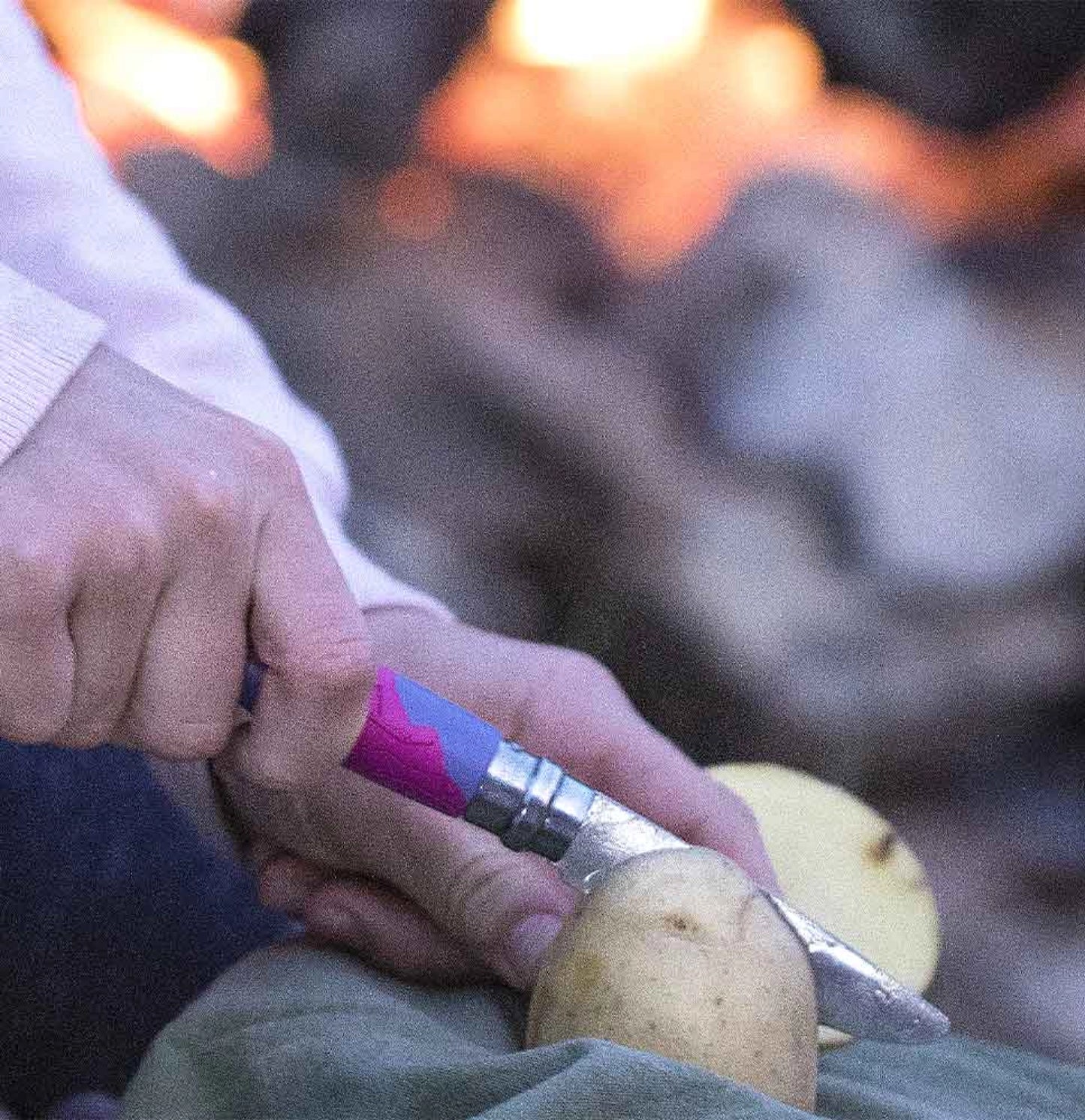 Opinel No.07 Outdoor Junior Purple Folding Knife 002152