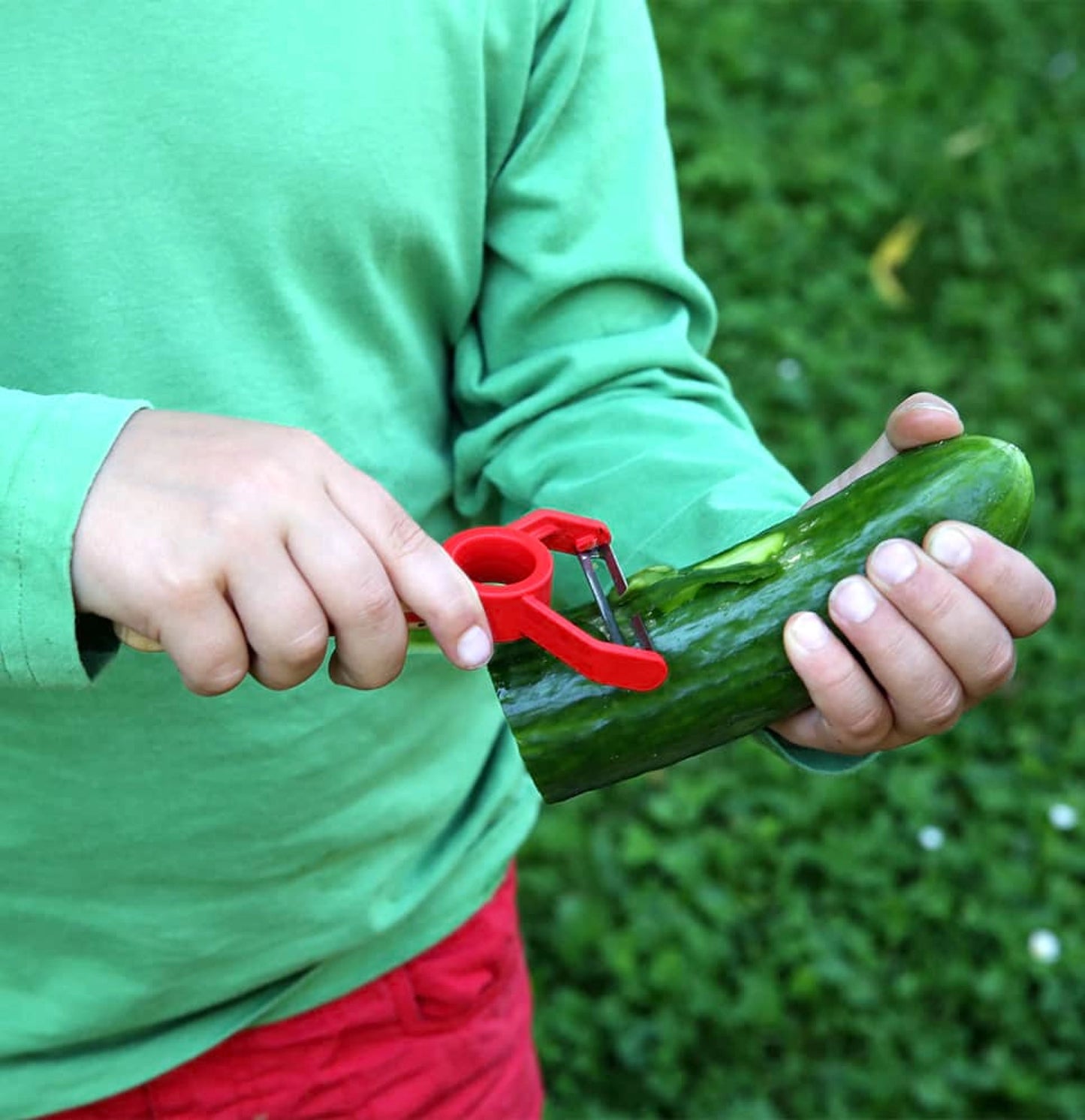Opinel Le Petit Chef Peeler Stainless Red 001745