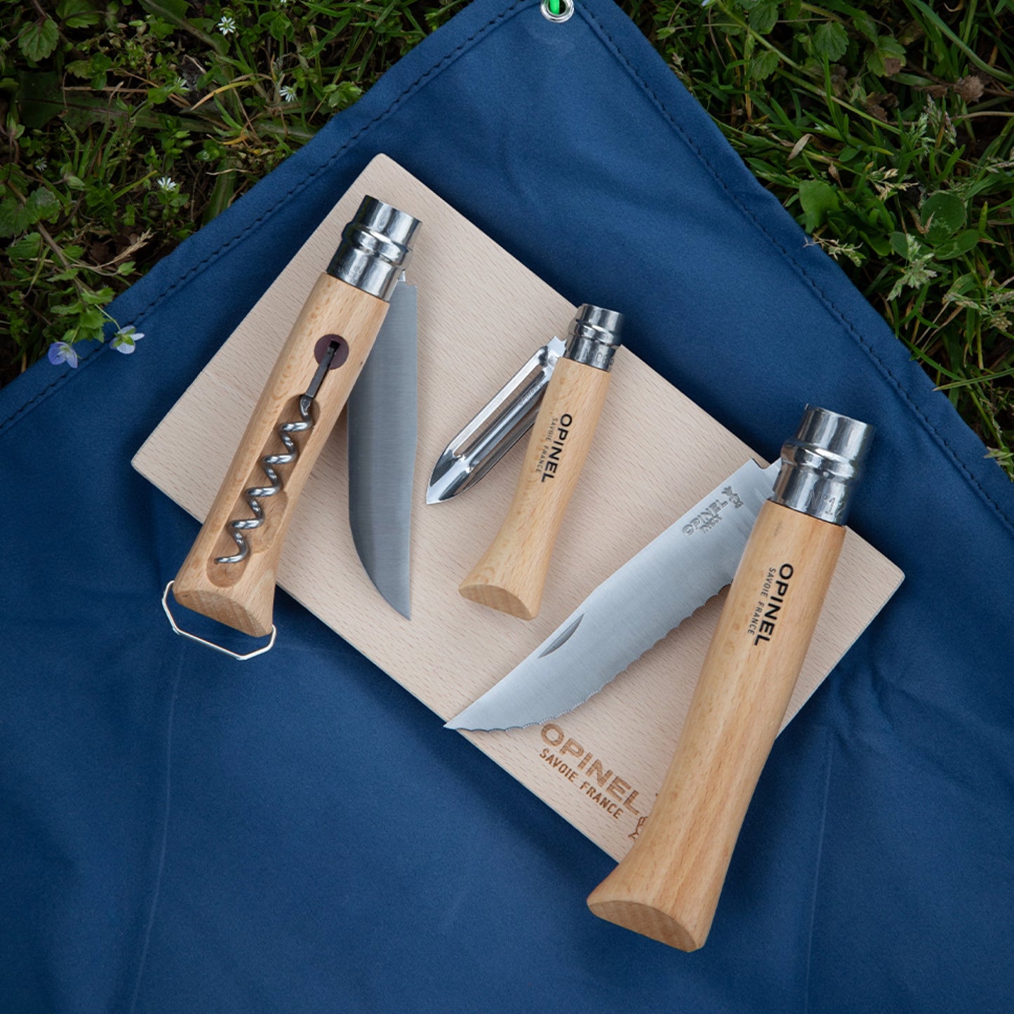 Opinel Nomad Cooking Kit with N°10 Corkscrew Bottle Opener 002614