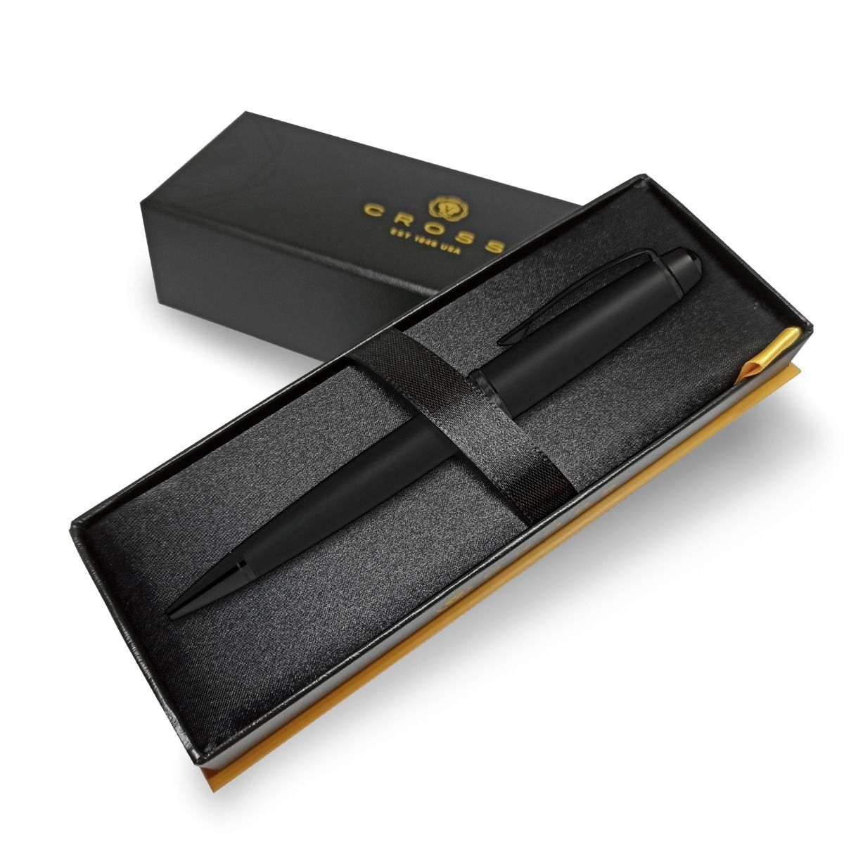 Cross Bailey Matte Black Lacquer Ballpoint Pen AT0452-19