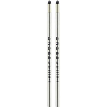 Cross Mini Ballpoint Pen Refill - Black - Medium - Dual Pack 8518-4