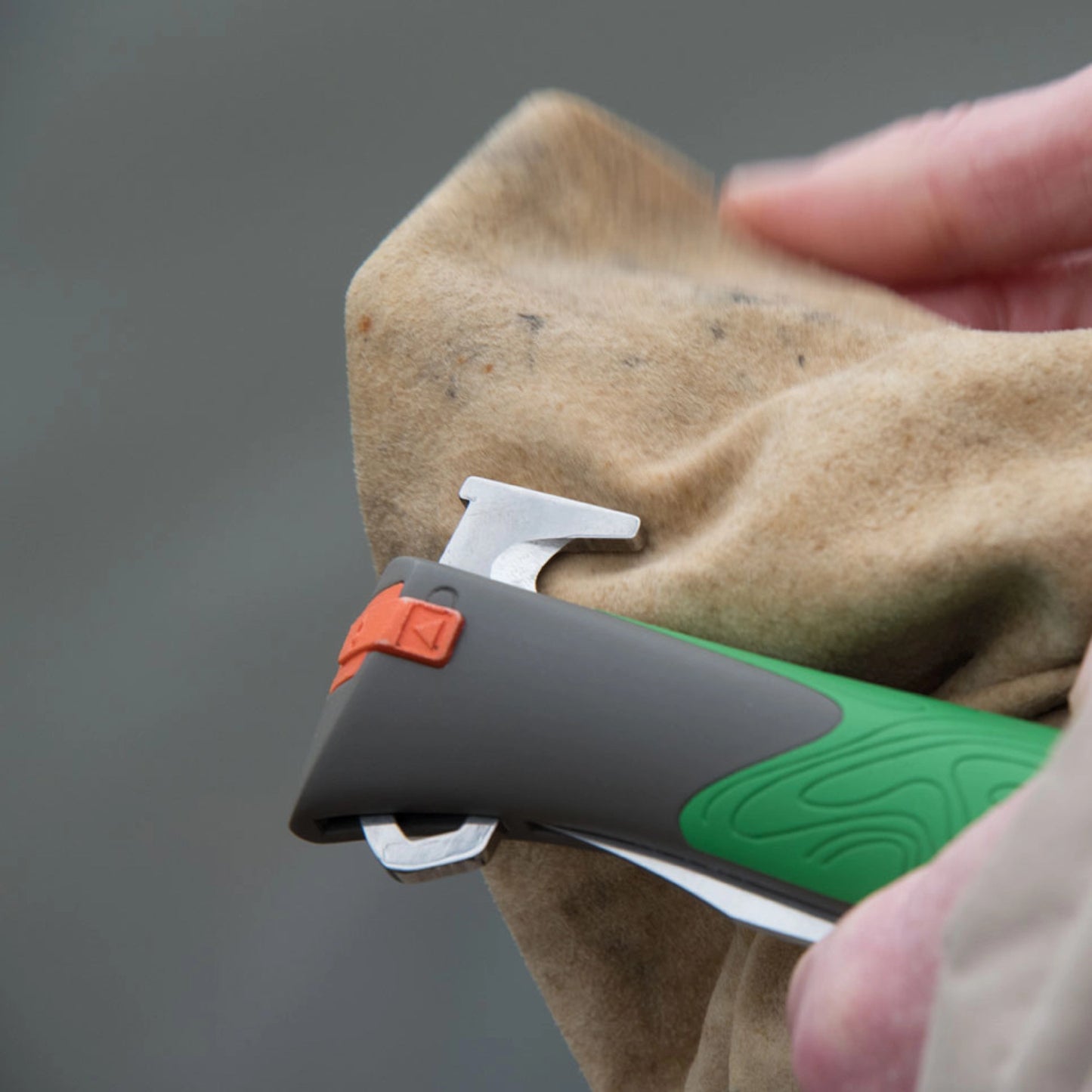 Opinel No.12 Outdoor Explore Green Folding Knife With Tick Remover 002489