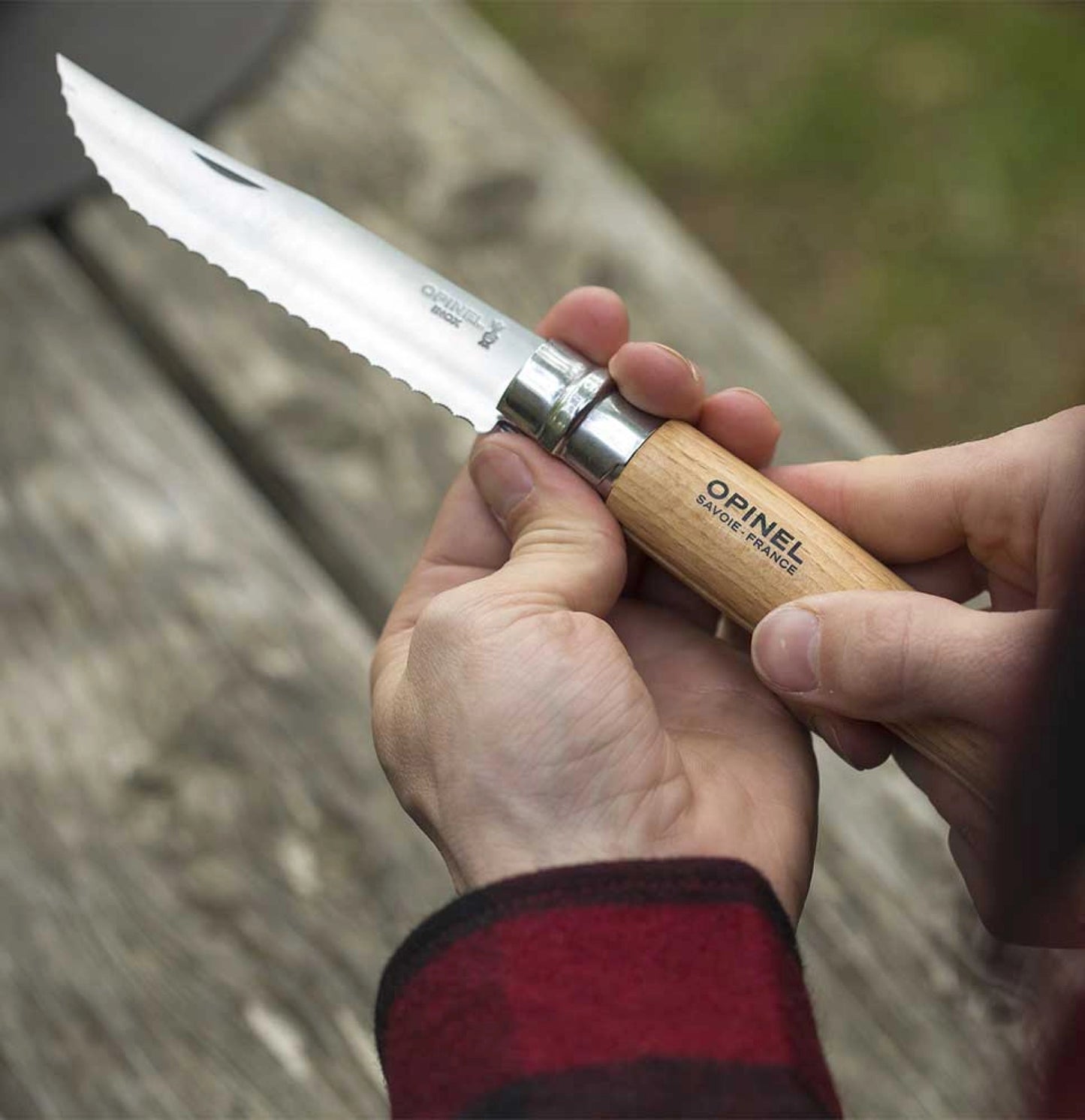 Opinel No.12 Serrated Folding Knife 002441