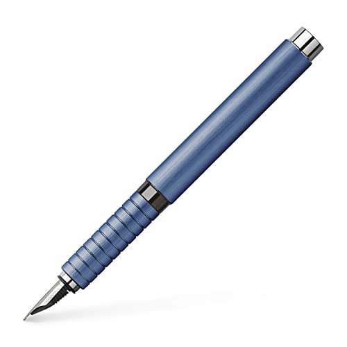 Faber-Castell Essentio Aluminium fountain pen B, blue 148443