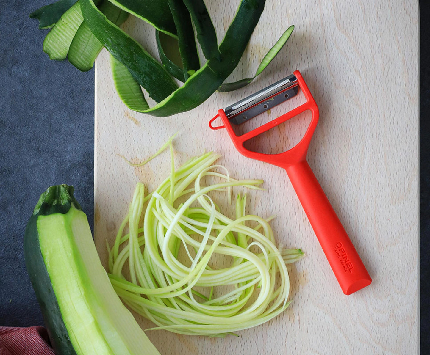 Opinel T-DUO Polymer Peeler in Red 002429