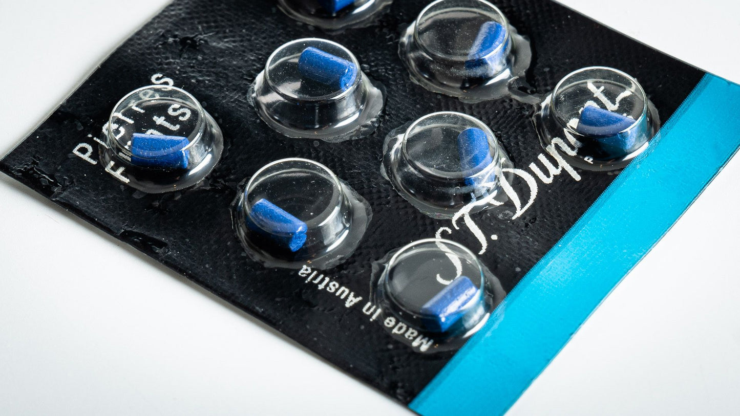 S.T. Dupont Blue Lighter Flints Pack of 8 for D-Light Lighters 000640