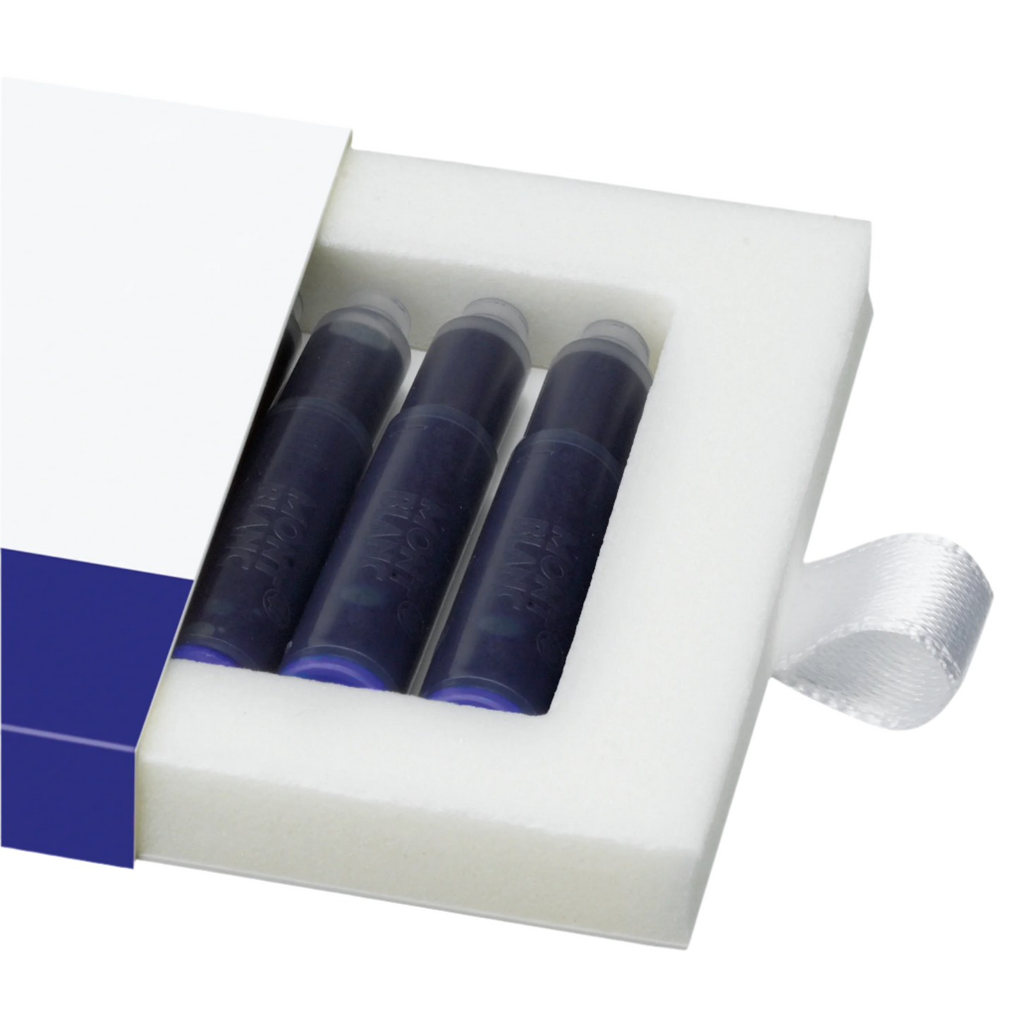 Montblanc Ink Cartridges, Permanent Blue - 8-unit package 128208