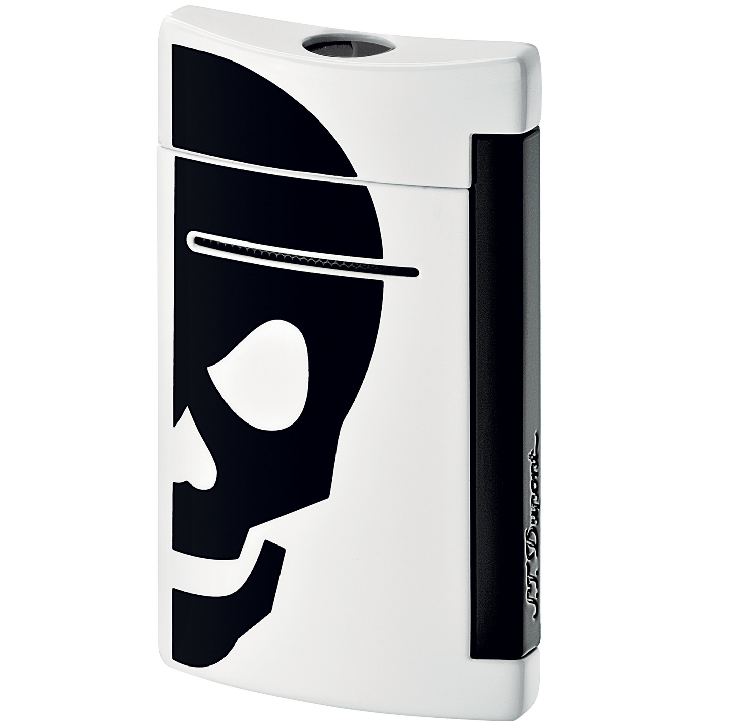S.T. Dupont Lighter Mini Jet Black & White Skull 10056 "PREORDER"