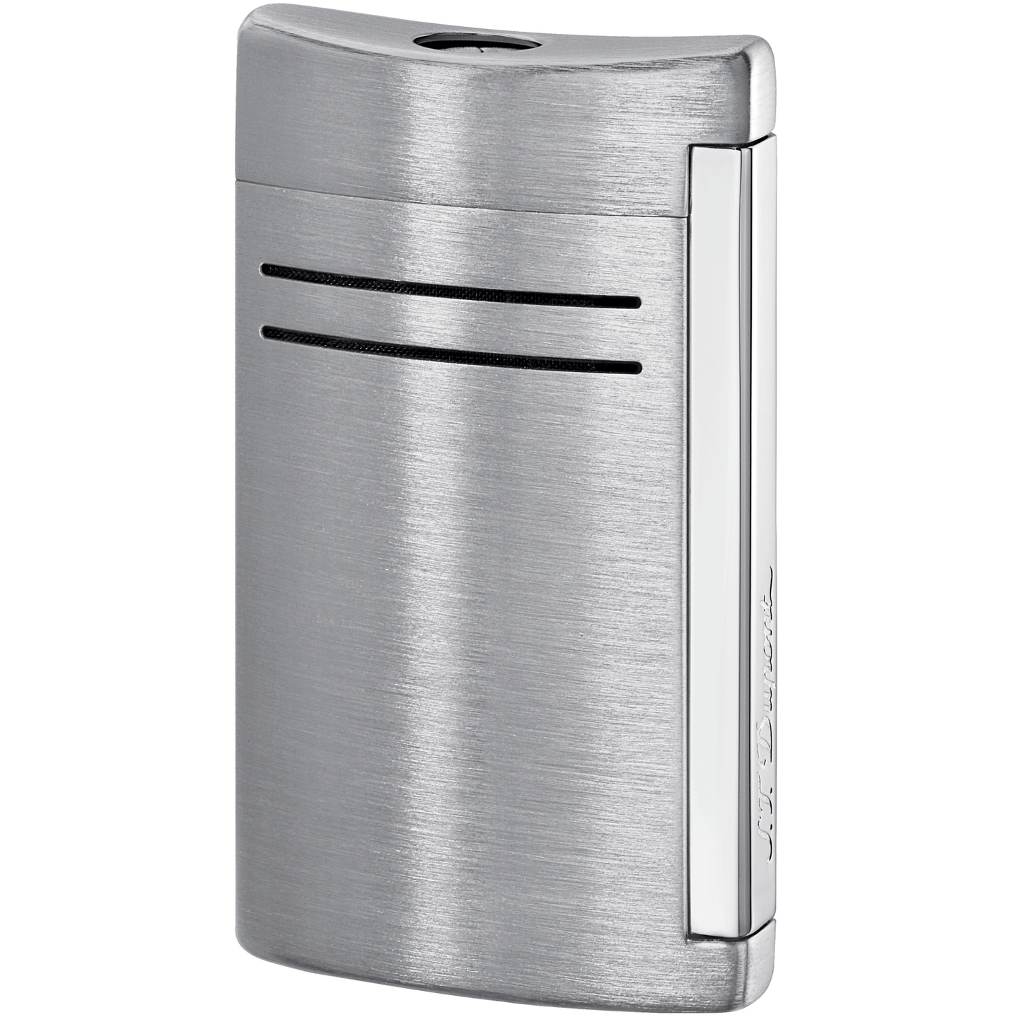 S.T. Dupont MaxiJet Lighter, Brushed Chrome, 20144N (020144N)