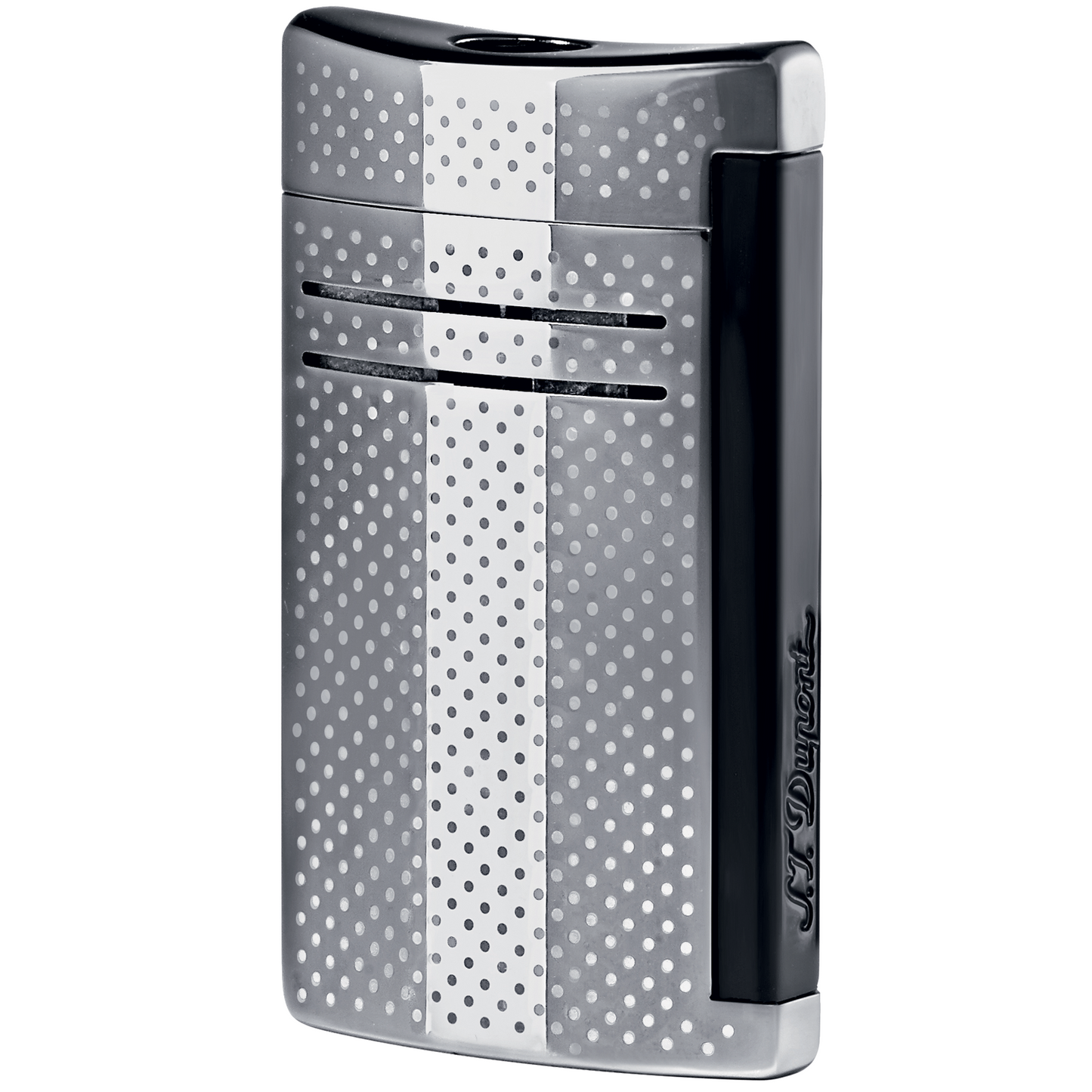 S.T. Dupont MaxiJet Lighter Gun Metal Punched, 20161N