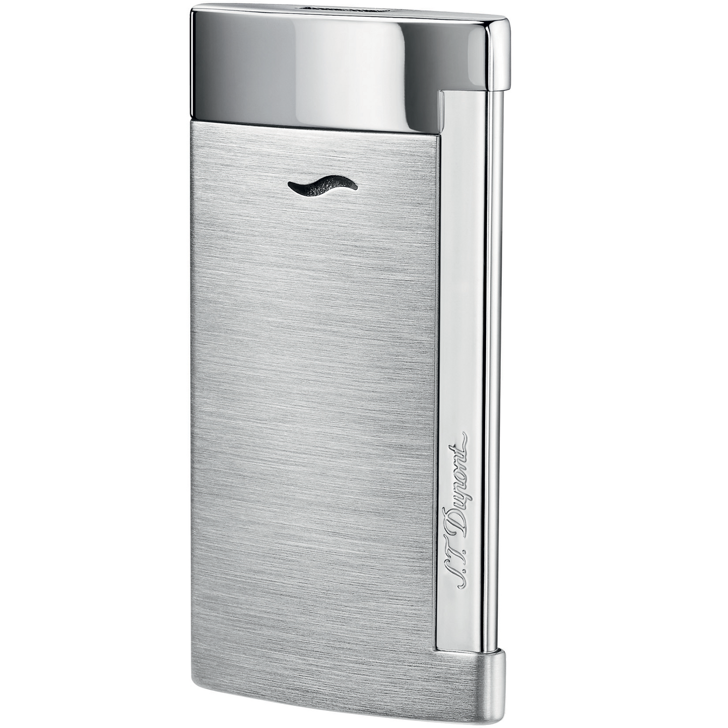 S.T. Dupont Slim 7 Lighter, Brushed Chrome Finish, 27701 (027701)