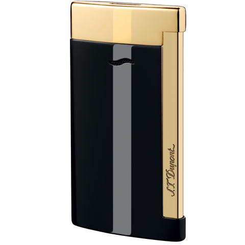 S.T. Dupont Lighter Slim 7 Black & Gold Finishes 27708