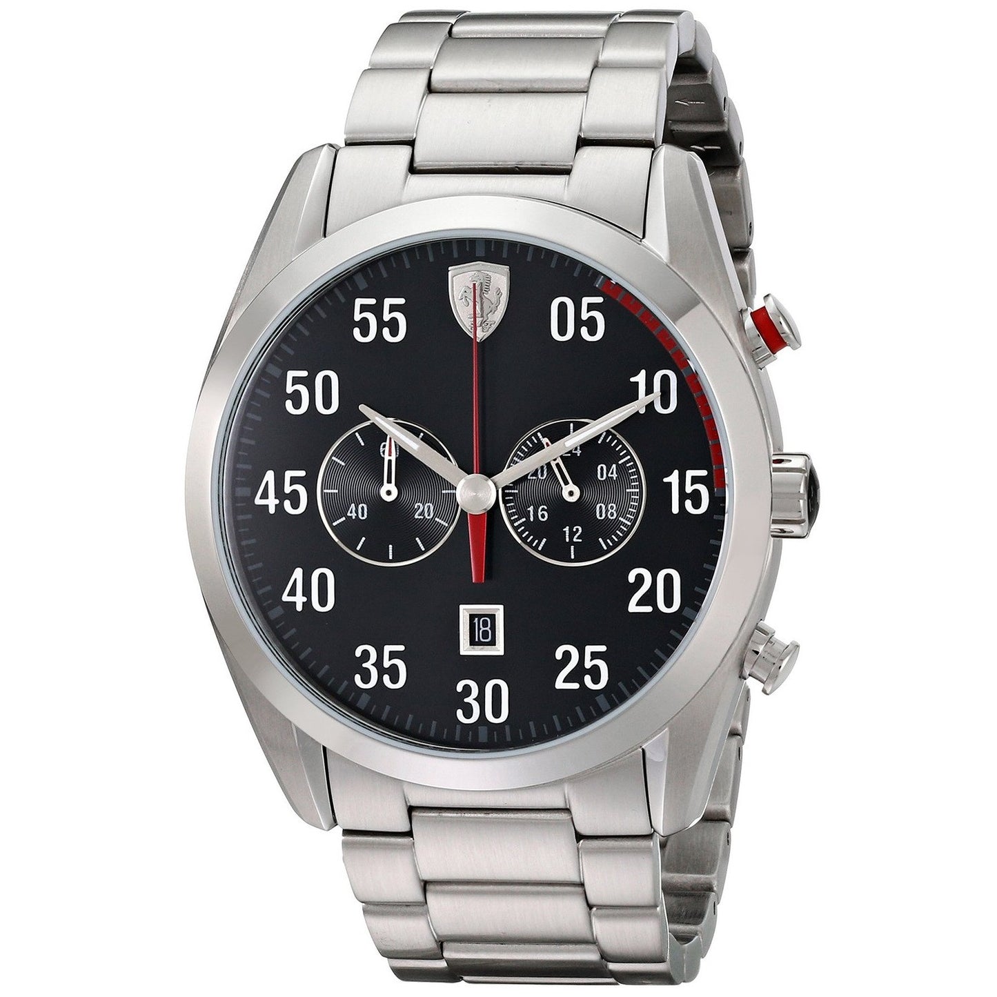 Ferrari Men's 0830176 D50 Analog Display Quartz Silver Watch