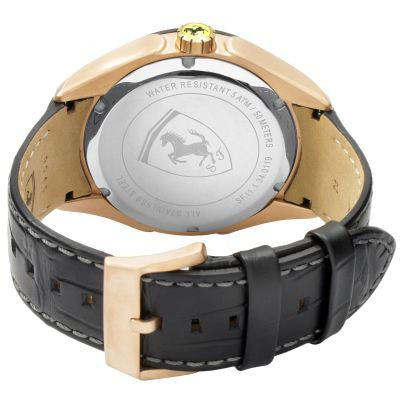 Ferrari Men's 0830185 Gran Premio Analog Display Quartz Black Watch