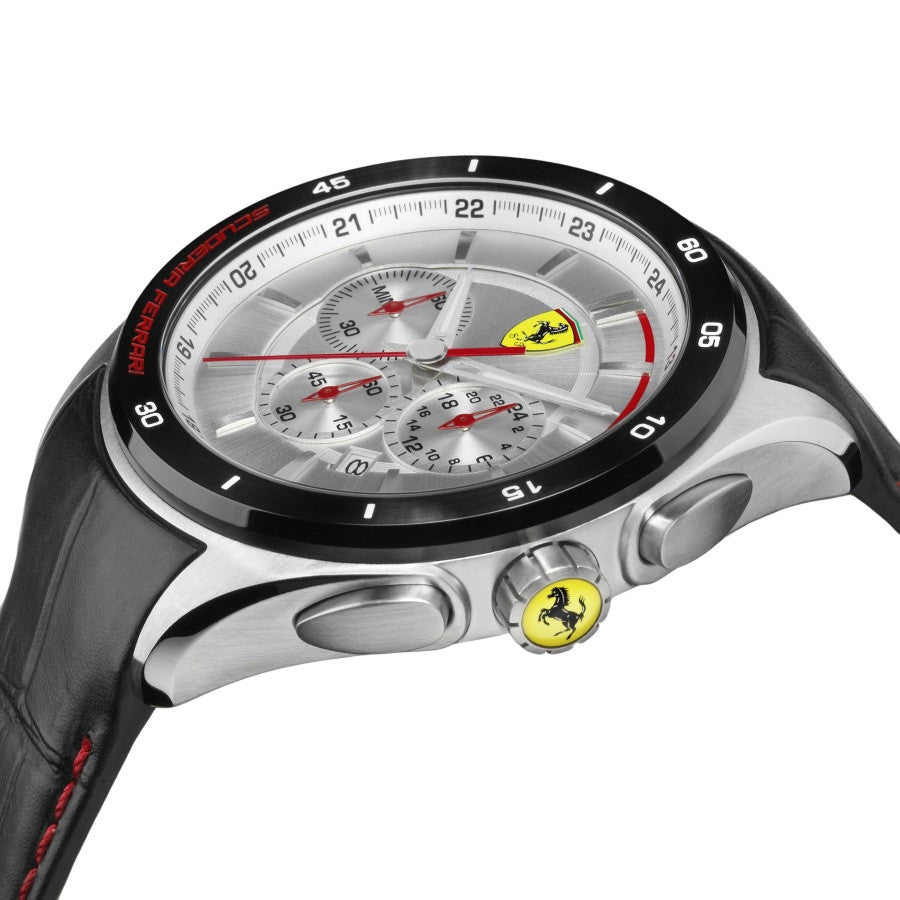 Ferrari Men's 0830186 Gran Premio Analog Display Quartz Black Watch