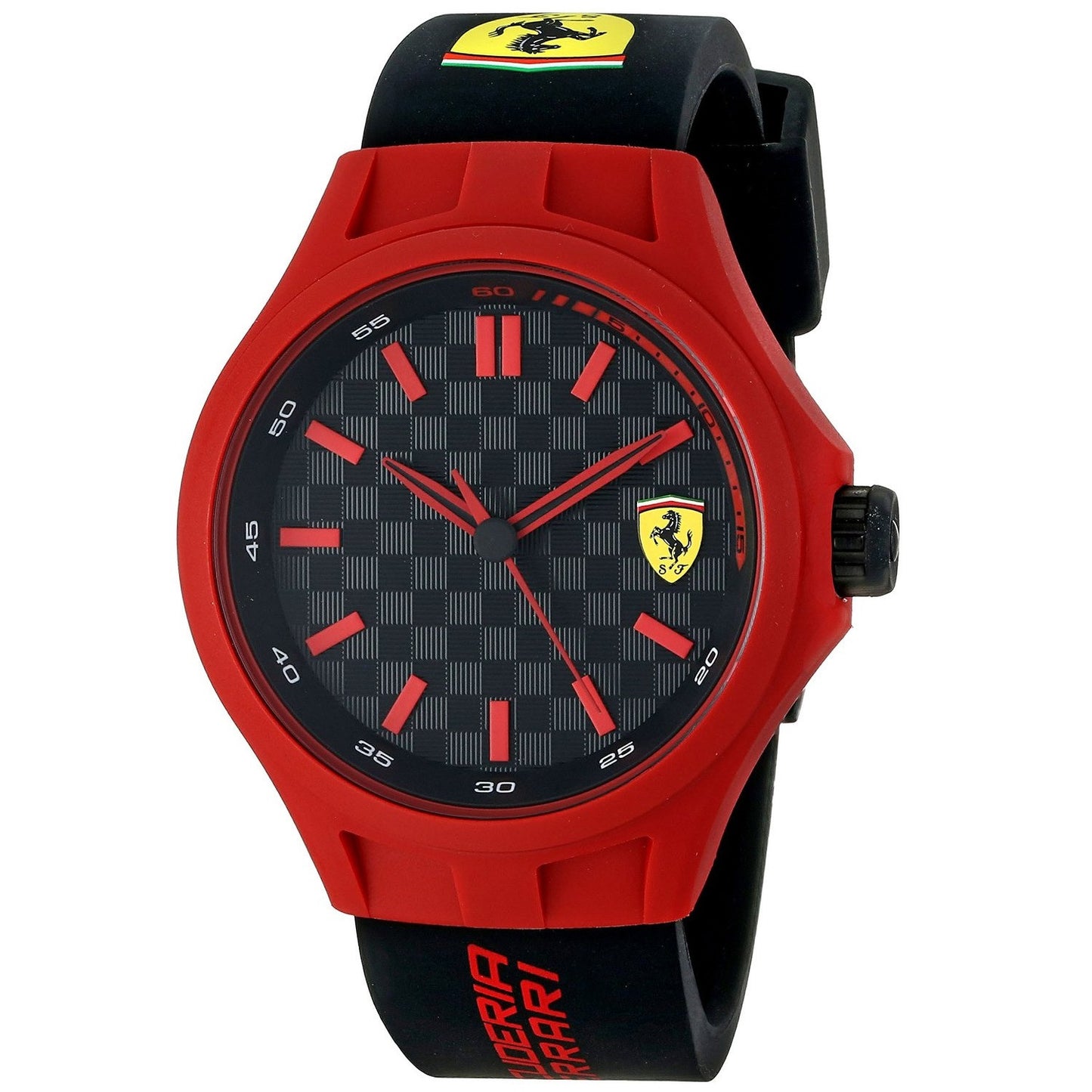 Ferrari Men's 0830194 Pit Crew Watch with Black Band