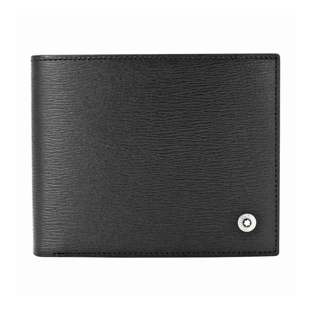 Montblanc 103401 Leather Westside 6cc 2 Window Pockets Wallet