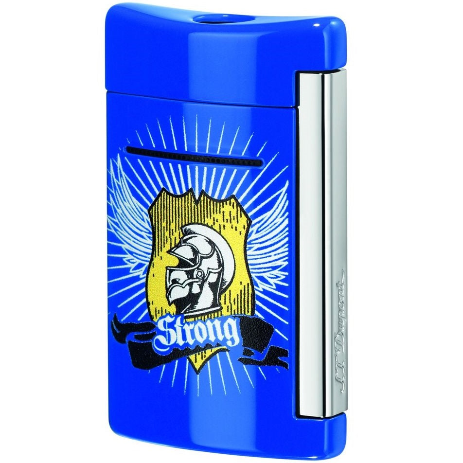 S.T. Dupont Minijet Strong Blue Torch Lighter 10083