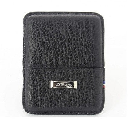 dupont cigarettes S.T. Dupont Black Leather Cigarette Case 180325